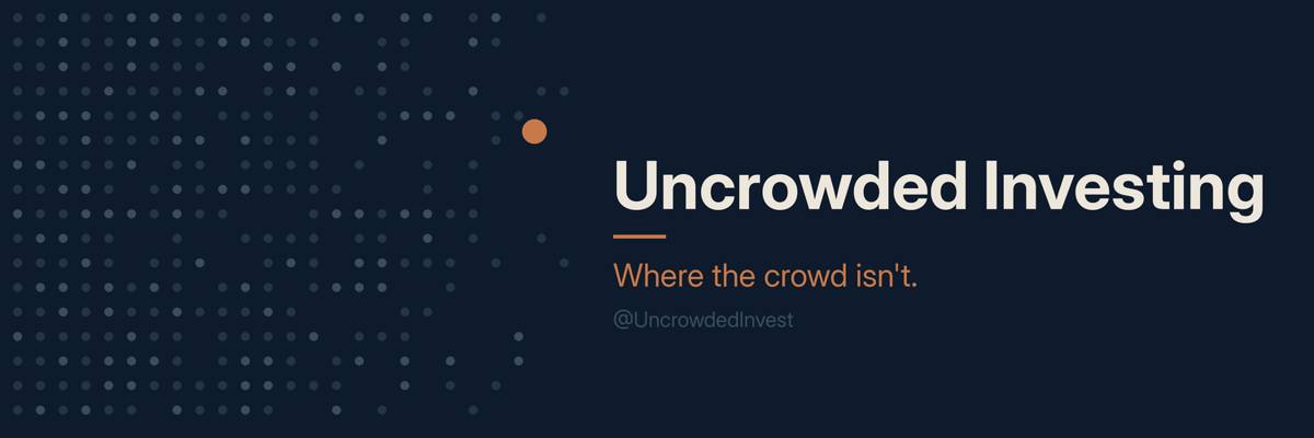 Uncrowded Investing. Where the crowd isn't.